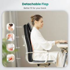 Snailax Heated Back Massager with Vibration