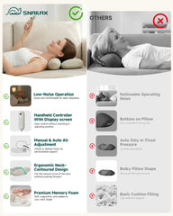 2026 Cordless Neck Massager with Heat, Remote Control Cervical Traction Massage Pillow