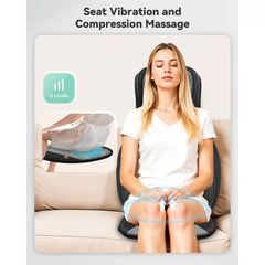 Full Body Massage Chair Pad, Shiatsu Neck and Back Massager with Heat