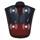 Heating Pad for Neck and Shoulders, Large Heat Pads for Back Pain, Cramps, Electric Back Massager with Fast Heating