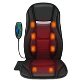 Snailax Vibrating Back Massager with Heat - Portable Massage Pad for Chairs