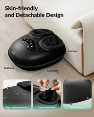 Snailax Foot Massage Machine Shiatsu - Kneading & Compression for Blood Circulation