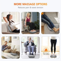 Snailax Vibration Foot Massager with Heat - Remote Control & Adjustable