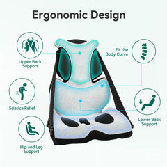 Lumbar Support Pillow for Office Chair – Memory Foam Back Cushion for Pain Relief