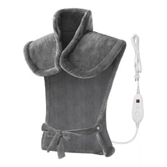 XL Electric Heating Pad - Full Coverage for Neck, Shoulders & Back Pain Relief