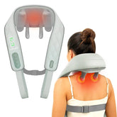 Snailax Cordless Neck Shoulder Massager with Heat & Shiatsu Back Massage Pillow with Deep Tissue Kneading