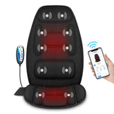 Snailax Heated Back Massager for Chair - Vibrating Massage Pad with Heat
