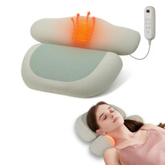 2026 Cordless Neck Massager with Heat, Remote Control Cervical Traction Massage Pillow