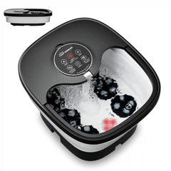 Snailax Foot Spa Bath Massager with Remote Control & Shiatsu Massage Rollers