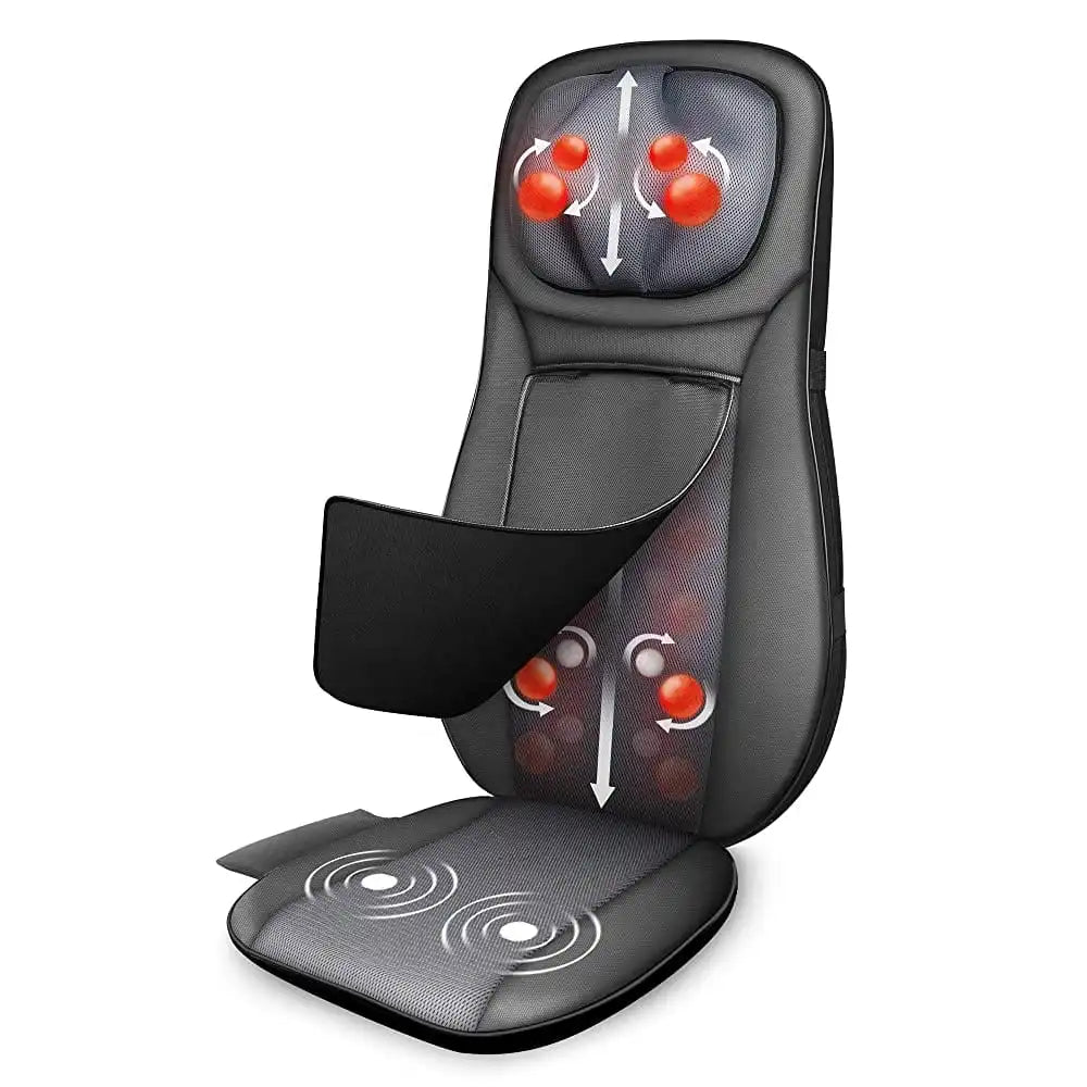 Snailax Shiatsu Back Massager- Back Kneading Shiatsu and Rolling