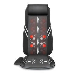 Snailax Heated Shiatsu Back Massager with Vibration - Neck & Shoulder Relief