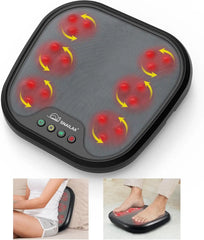 Snailax Shiatsu Foot & Back Massager with Heat Therapy - 2-in-1 Foot & Back Pain Relief