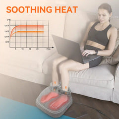 Snailax Shiatsu Foot Massager with Heat - Deep Kneading for Pain Relief & Relaxation