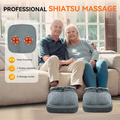 Snailax Shiatsu Foot Massager with Heat - Deep Kneading for Pain Relief & Relaxation