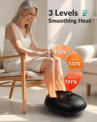 Snailax Foot Massage Machine Shiatsu - Kneading & Compression for Blood Circulation