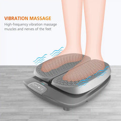Snailax Vibration Foot Massager with Heat - Remote Control & Adjustable