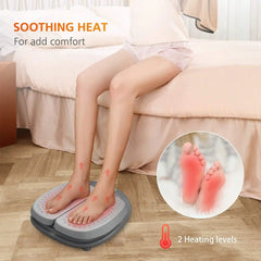 Snailax Vibration Foot Massager with Heat - Remote Control & Adjustable
