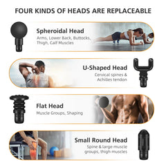 Snailax Percussion Massage Gun - Cordless Deep Tissue Massager for Athletes