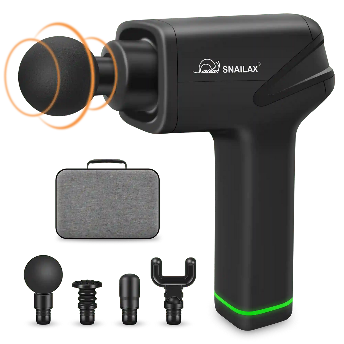 Snailax Percussion Massage Gun - Cordless Deep Tissue Massager for Athletes