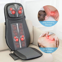 Snailax Shiatsu Back Massager- Back Kneading Shiatsu and Rolling