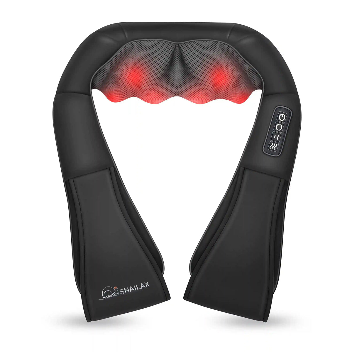 3D Shiatsu Neck & Shoulder Massager with Heat - Deep Kneading Massage Pillow