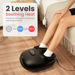 Electric Shiatsu Foot Massager with Heat - Foot Massage Machine for Feet
